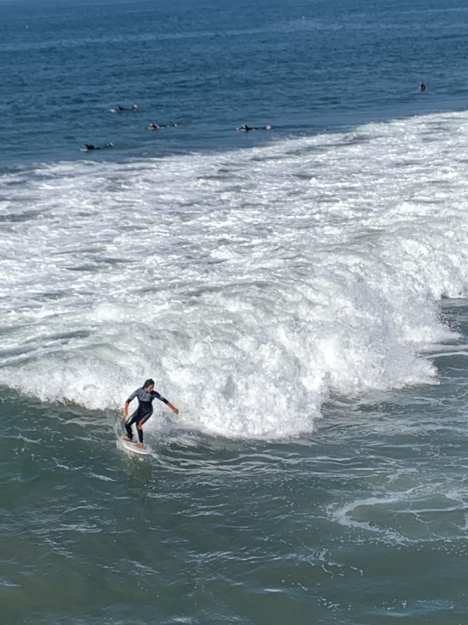 Surfing at Oceanside